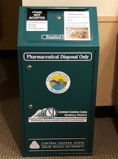 bin to deposit old medications